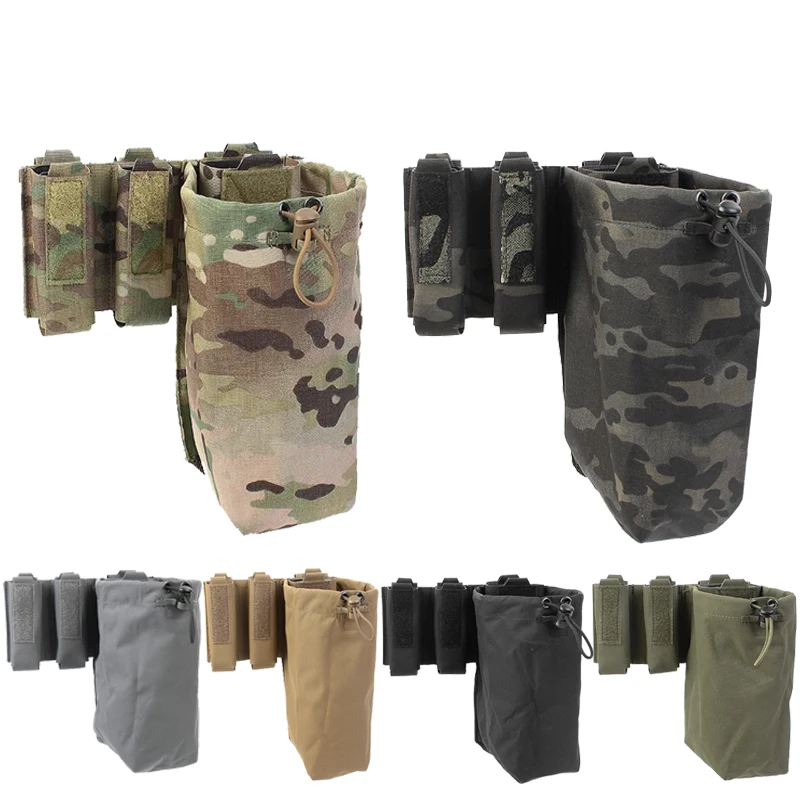 Tactical PRMD Belt Placard Sundry Bag Tactical Molle 9mm&556/762 Quick Release Magazine Pouch Airsoft Accessories Hunting