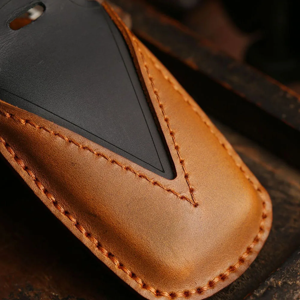 Classic Leather Key Shell Skin for Toyota For Land Cruiser Perfect Match for Button Size and Accurate Positioning