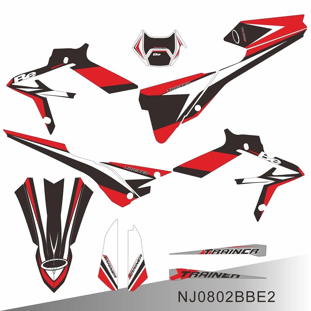 for BETA X TRAINER X-TRAINER XTRAINER 2020 2021 2022 Full Graphics Decals Stickers Motorcycle Background NJ0802BBE
