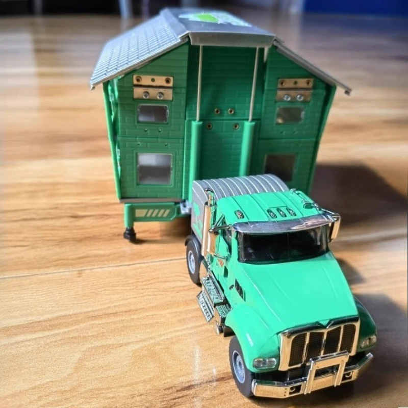 

Luxury Modified Double Layered Open Door Alloy Deformable RV Toy Car Boy Large Car Model Simulation Camping Truck Gift