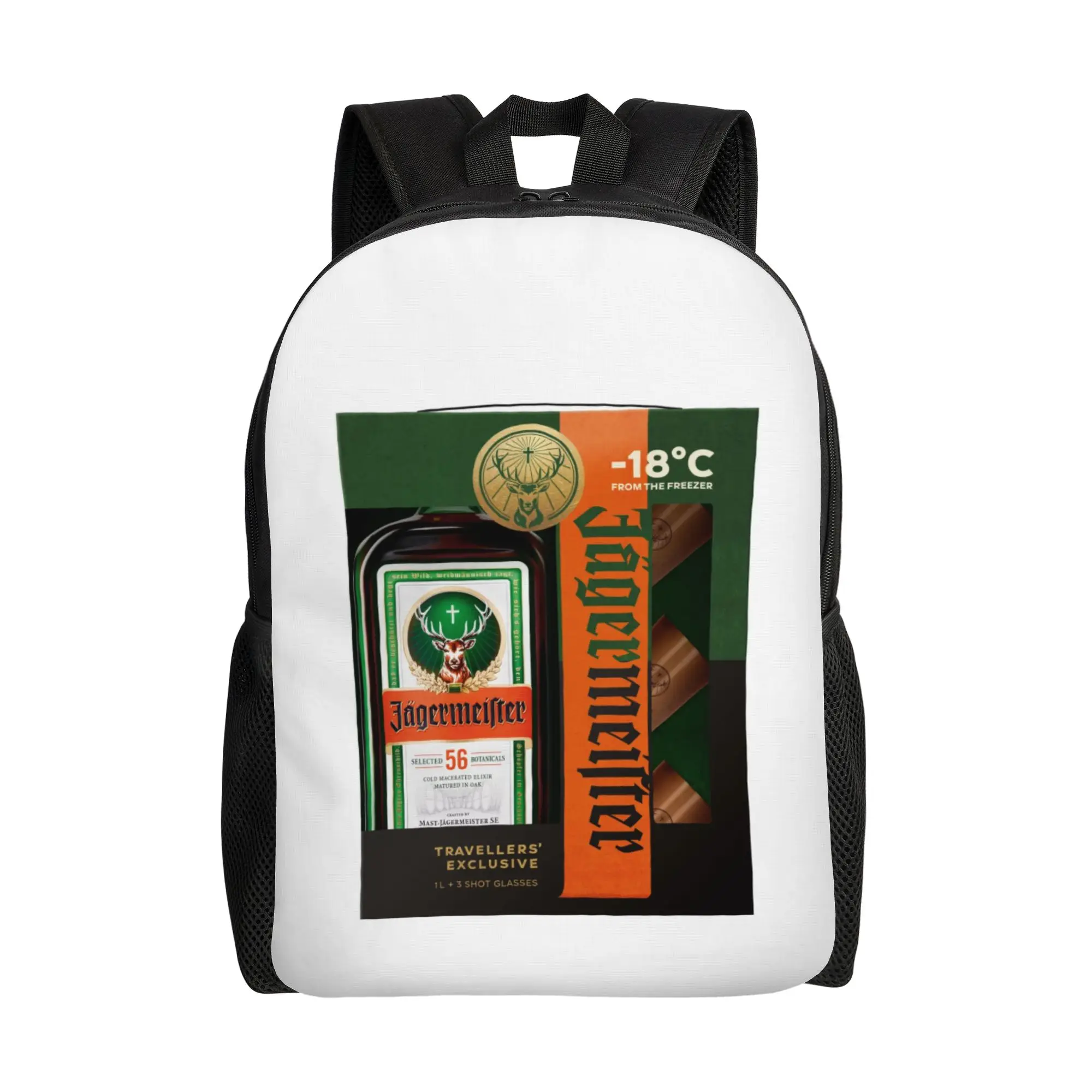 

Эксклюзивный подарочный набор Jägermeister для путешественников. Рюкзак Jägermeister для мужчин, вместительная сумка для ноутбука на каждый день, к началу учебного года.