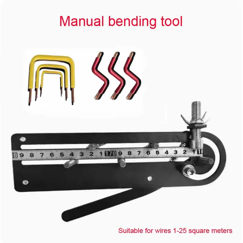 Manual Wire Bending Machine Cable Harness Benders BV Hard Wire Small Folding Machine Copper Wire Bender Tool