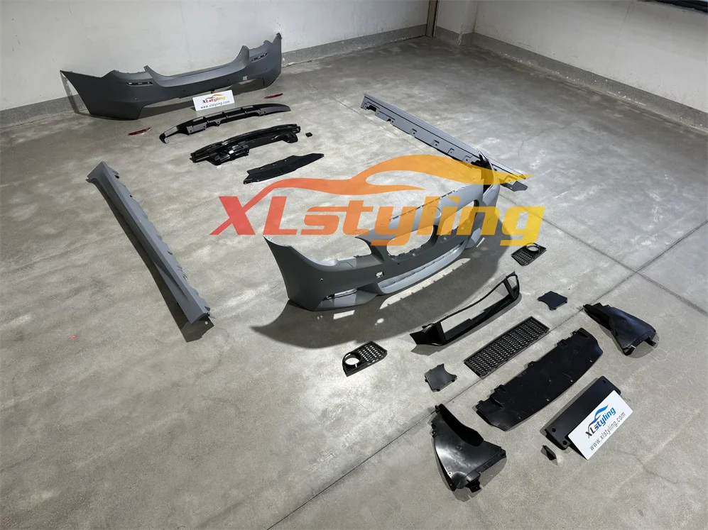 Car MT M-TECH M-sport Conversion body kit front rear bumper side panel body kit For for b mw F10 F11