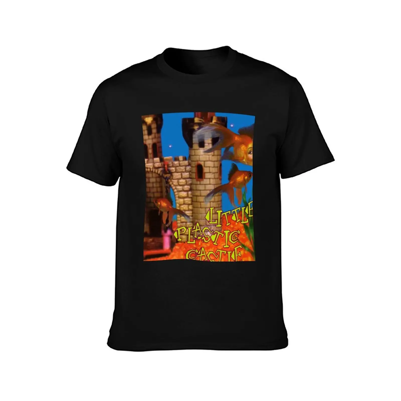 Little plastic castle T-Shirt Summer Casual Cotton Tee Oversized Streetwear Tops Vintage Graphic Print Unisex Men Women