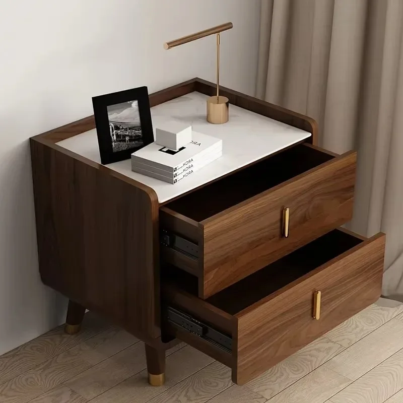 Nordic Organizer Nightstand Aesthetic Storage Cute Storage Creative Bedside Table Luxury Trendy Mesitas De Noche Hotel Furniture