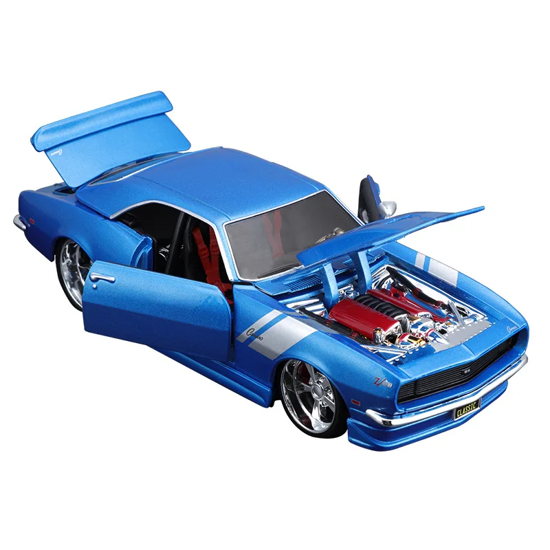 Maisto 1:25 1968 Chevrolet Camaro Z28 Classic car simulation alloy car model crafts decoration collection toy tools gift