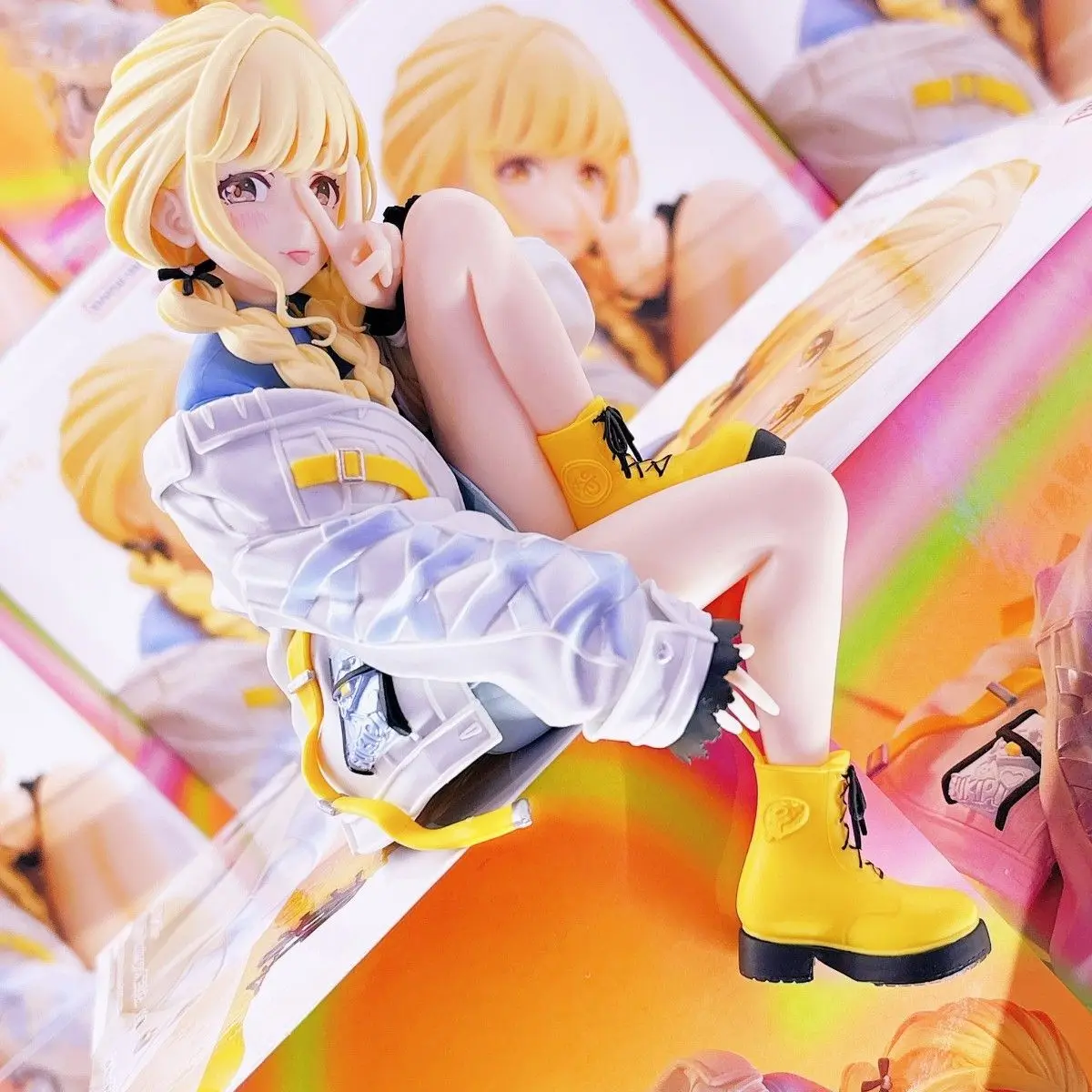 

School Idol Master Kotone Fujita 17cm Anime Girl Figure Trendy Toy Statue Desktop Decoration Action Figure Model Doll Toys Gifts