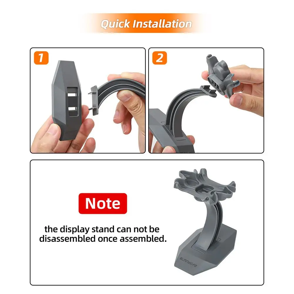 UAV Desktop Display Bracket, Travessing Machine Display, apoiando a câmera aérea, Rack de armazenamento portátil para DJI Avata 2