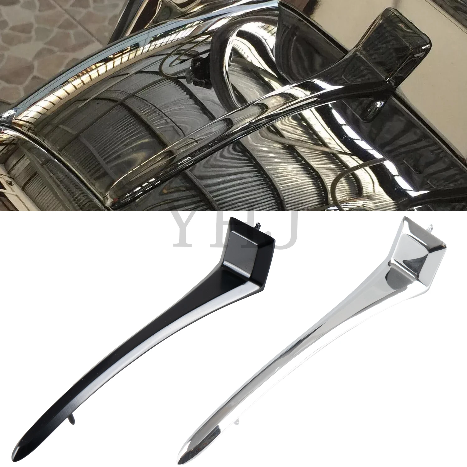 

Zinc Alloy Nacelle Spear Top Headlight Cover Trim For Harley Road King FLHR EFI FLHRI 1994-2013 Motorcycle Accessories