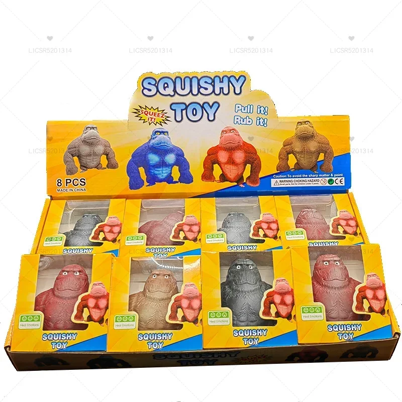 Decompression Toy Stress Relief Squishy Toy Sandbag Pinch Fidget Toys Gorilla Sand Elastic Stretch Deformation Vent Toy Squeeze