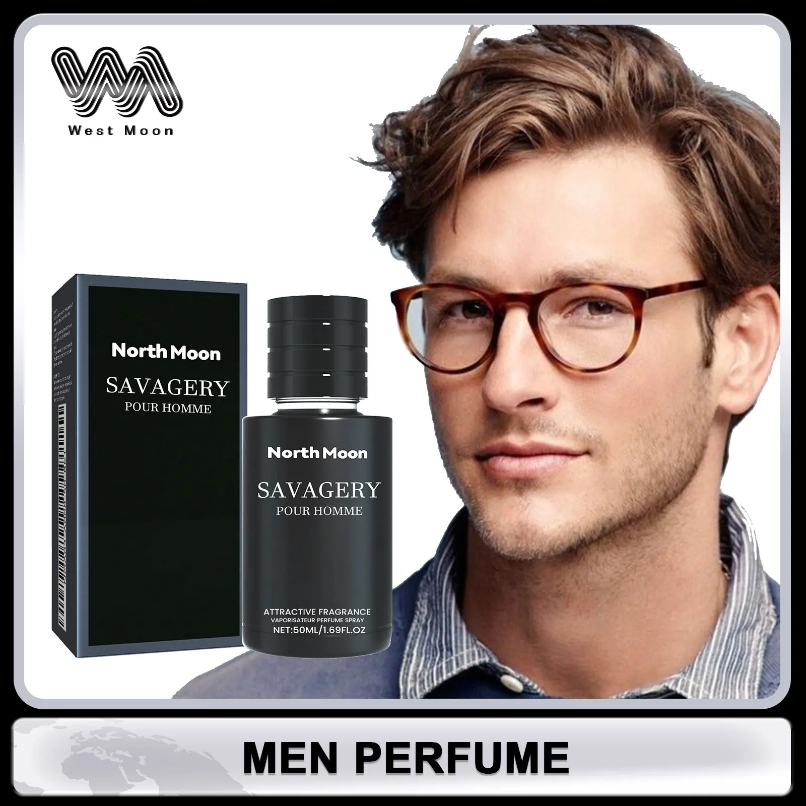 Men Perfume Spray Fresh Floral Scent Pheromone Perfume Long Lasting Frangrance Non-stimulation Attract Women Men Exclusive Gift