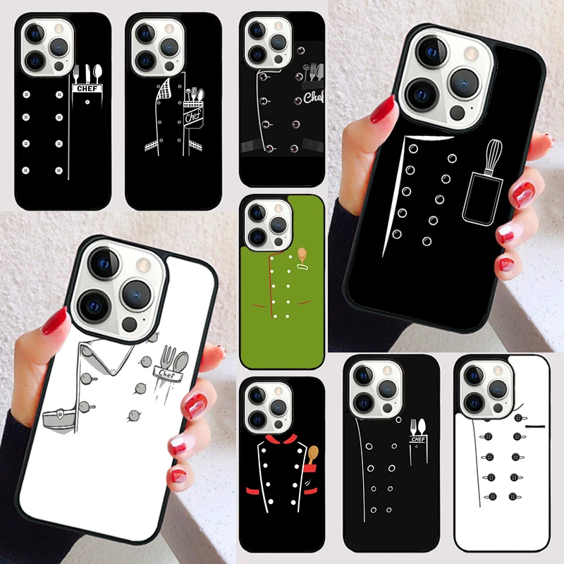 Chef Uniform cover For iPhone 15 16 13 12 11 14 Pro Max Mini Max SE 2020 7 8 15 16 Plus Phone Case