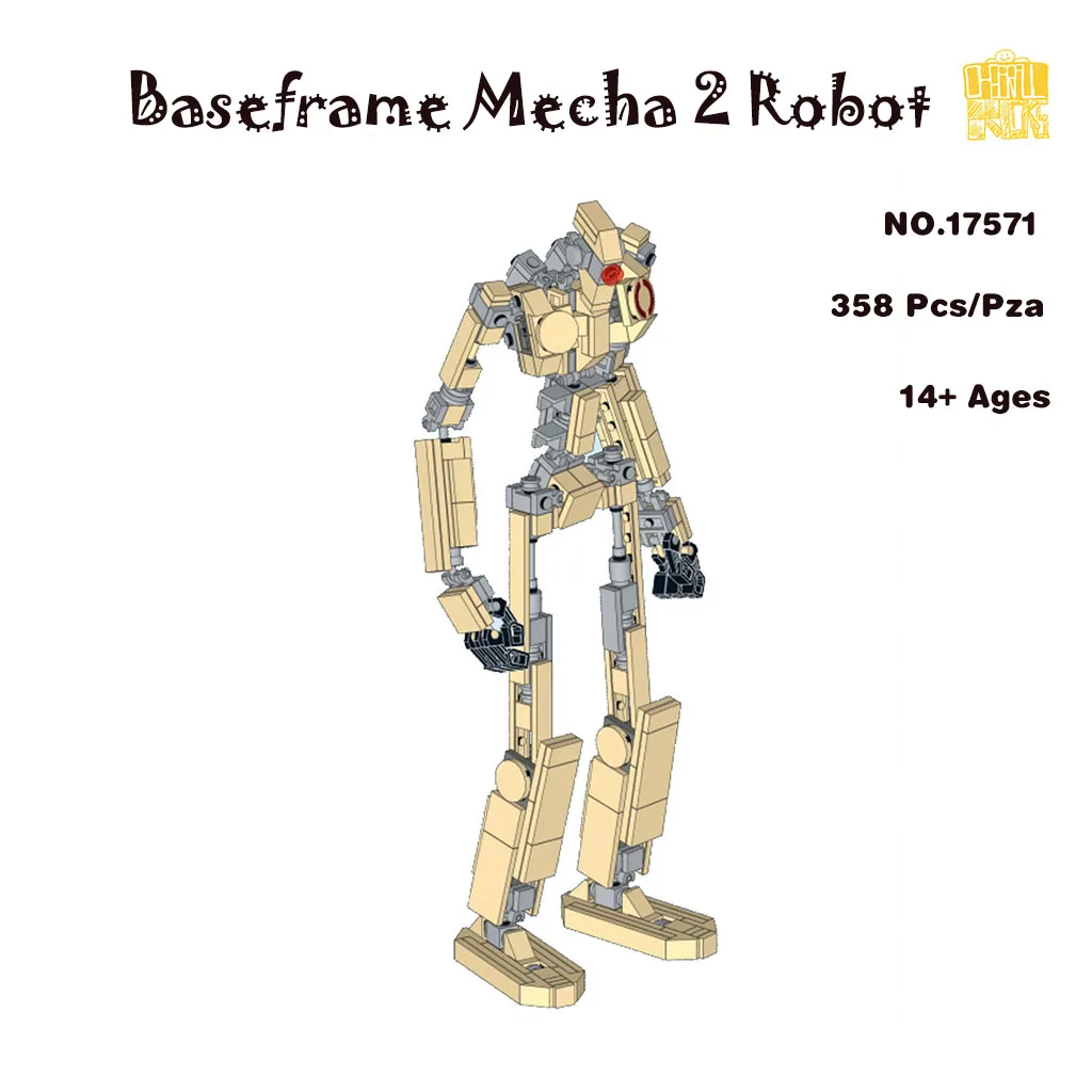 

Модель MOC-17571 baseii Robot 2 с PDF-рисунком, строительные блоки, кирпичи, детские игрушки «сделай сам», подарки на день рождения и Рождество