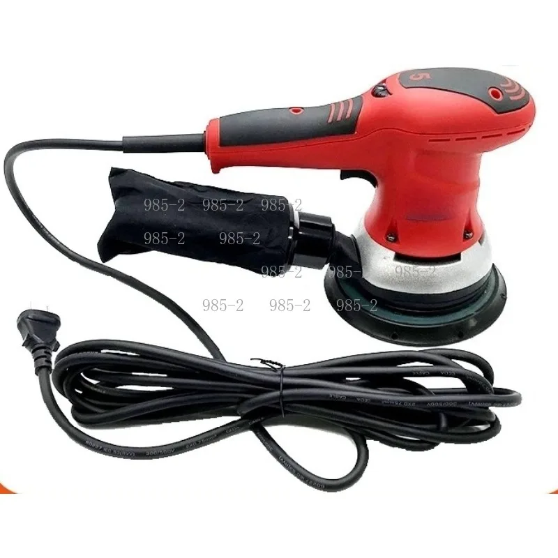 6 Inch 17 Hole Electric Dry Sander with Dust Extraction, Dust-free Grinding Machine for Putty Paint Wood Furniture Polishing
