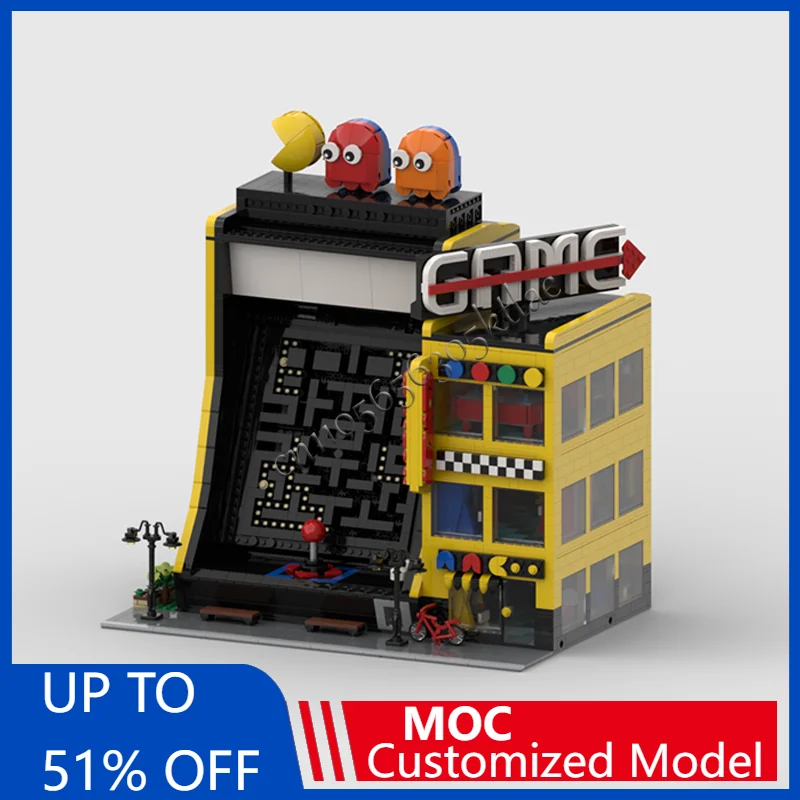 

2339Pcs MOC-10323 Customize Modular Arcade Center + Display Building DIY Blocks Creative Children Puzzle Collection Toys Gifts