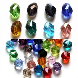 StreBelle Multi Colors AAA 6mm 8mm 10mm 8X6MM 13X10MM Irregular Facet Crystal Glass Loose Beads for DIY Fashion Jewelry Making