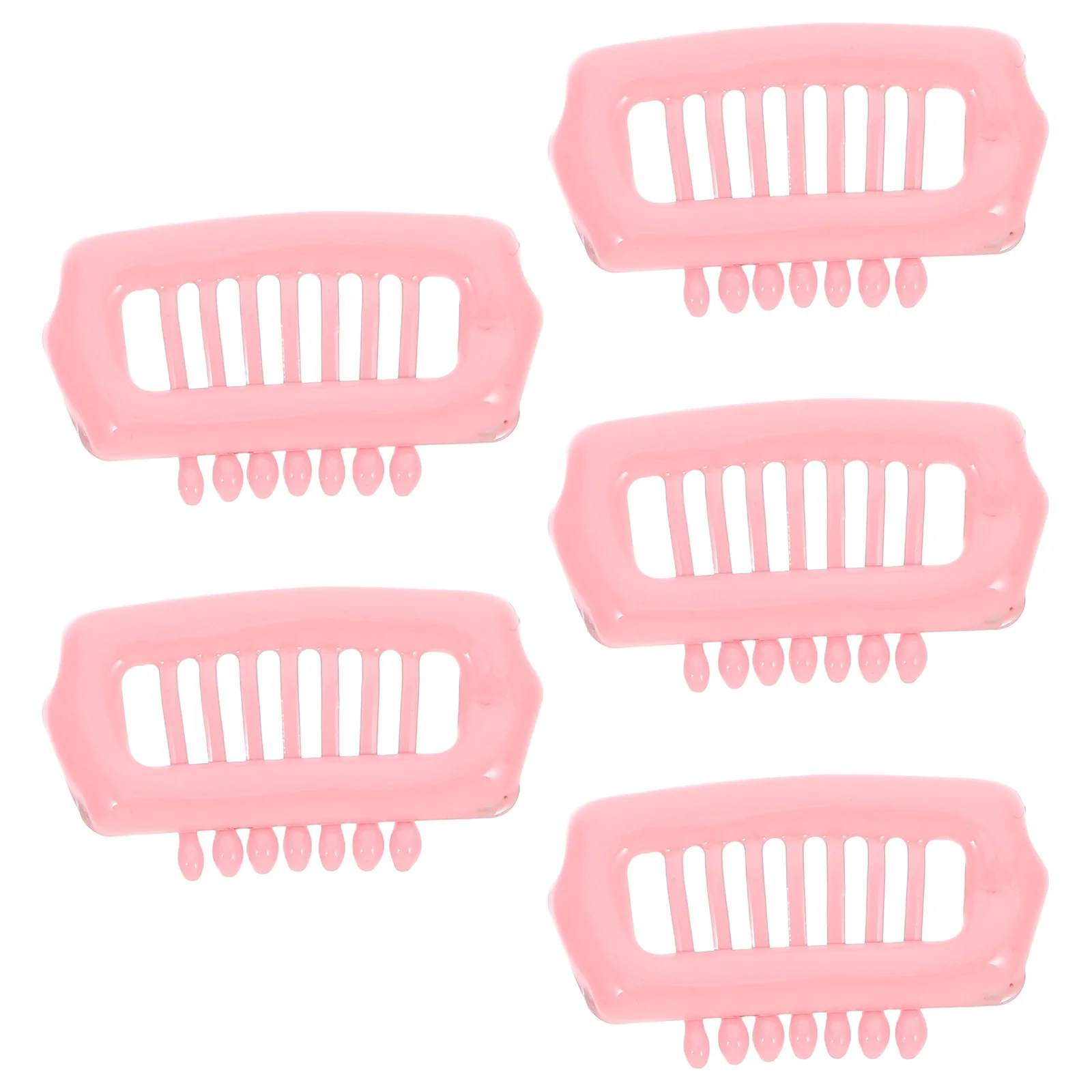 

5 Pcs Hair Clip Bunny Clips Dog Snap Cute Pet Accessories Cat Barrettes Pink Grooming