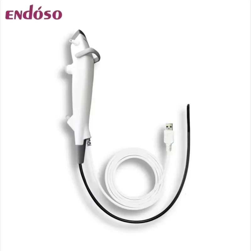 Portable Flexible Urology Cystoscope 5.3 Mm 2.4mm with Working Channel USB Disposable Cystoscope