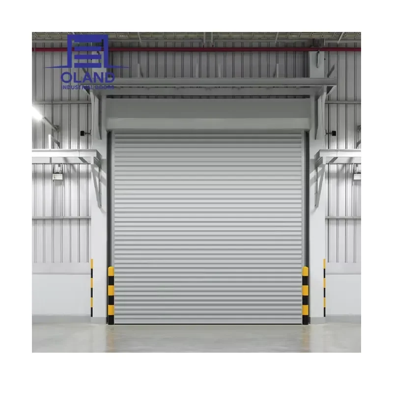 High Quality 3 Hours Fireproof Rolling up Doors Automatic Steel Roller Shutter Doors for Garage or Warehouse