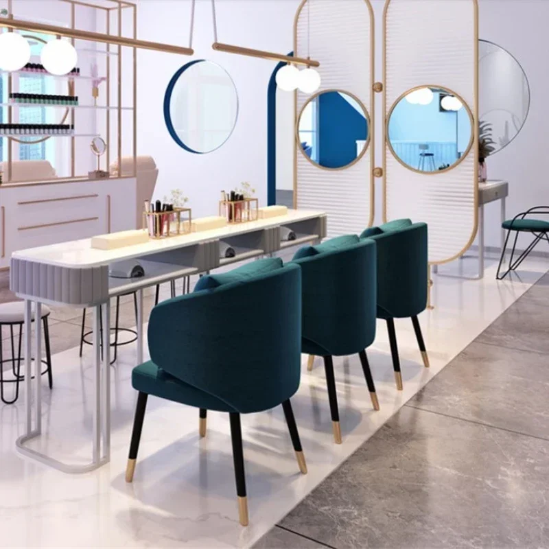 Nordic INS Hot-selling Nail Table and Chair Set, Simple Modern Single Double Layer Manicure Table manicure desk стол трансформер