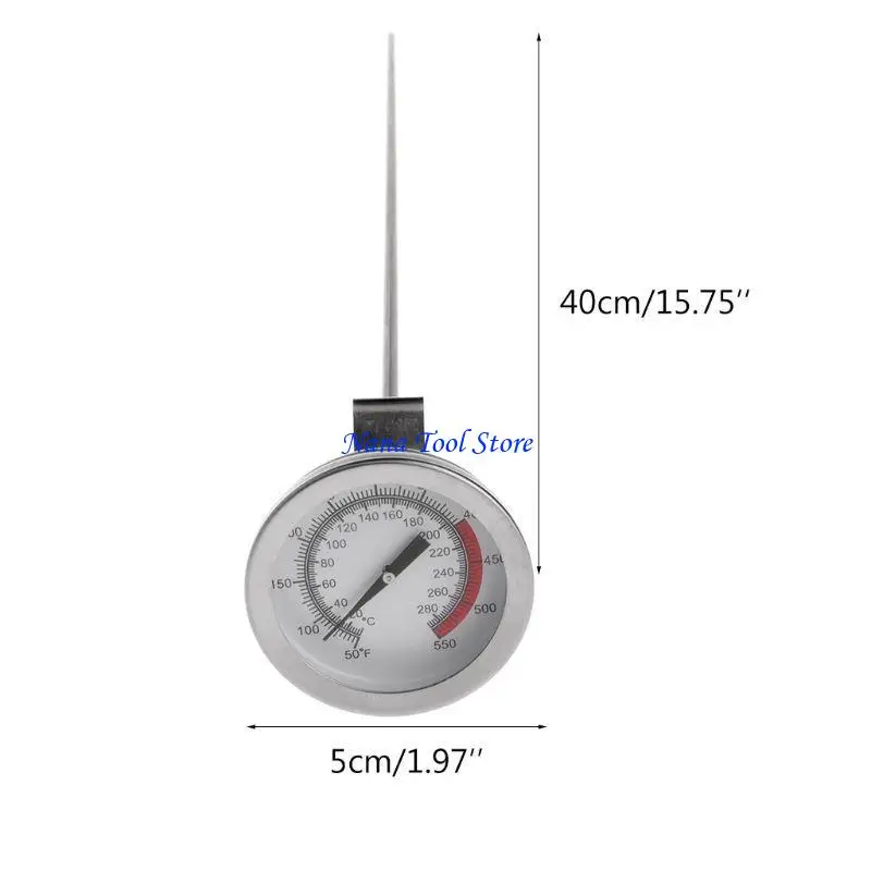 31GJ 40cm Stainless Steel Fried Thermometer For French Fries Fried Chicken Wings