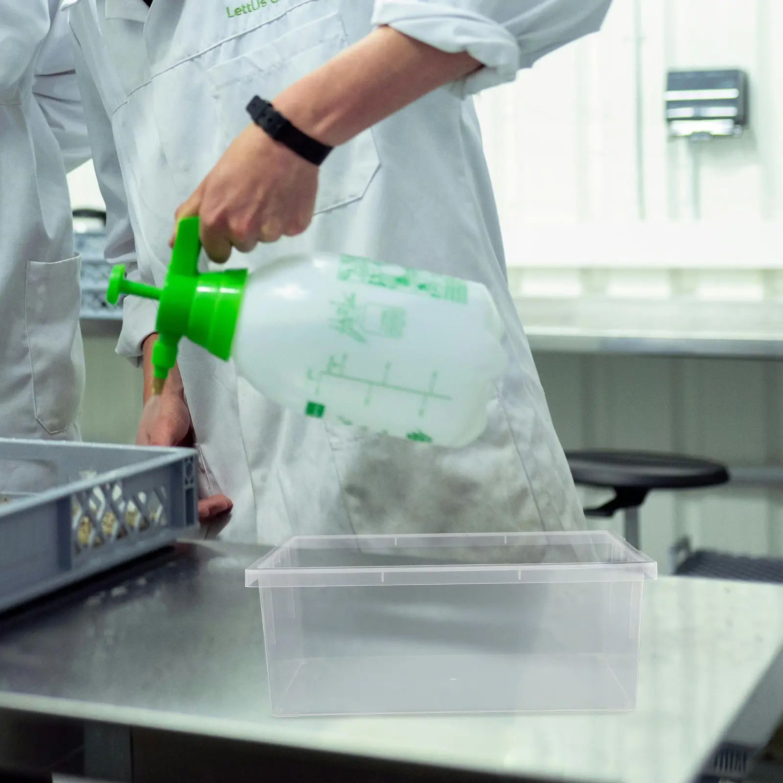 Experiment Basin Chemistry Liquid Container Transparent Plastic Laboratory Basin Multipurpose Scientific Equipment