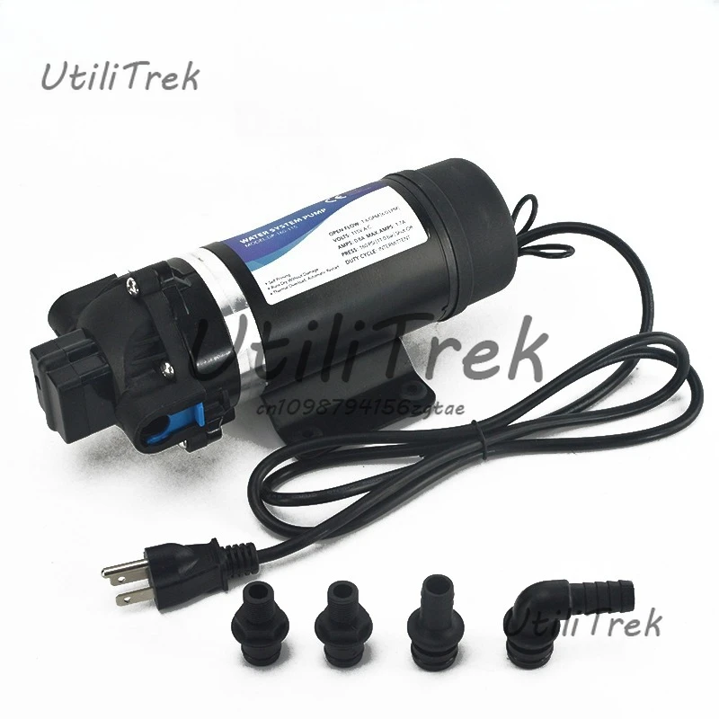 

AC 110V 220V Water Pump High Pressure Diaphragm Pump 9.5m Lift Submersible Pumps For Chemical DP-160S