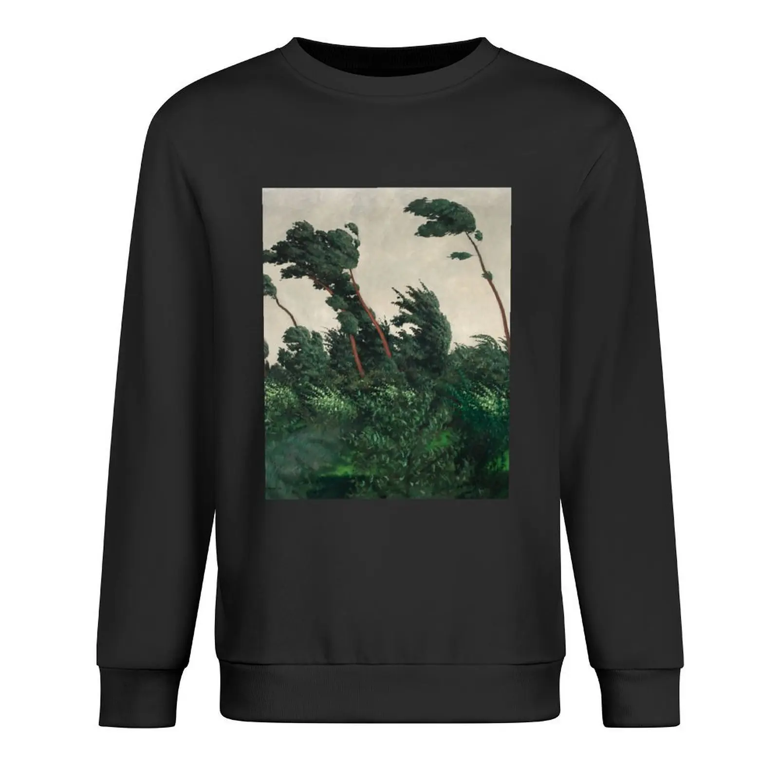 

The Wind (Jungle Trees), 1910 painting by Felix Vallotton Pullover autumn new products mens clothing winter man sweatshirt