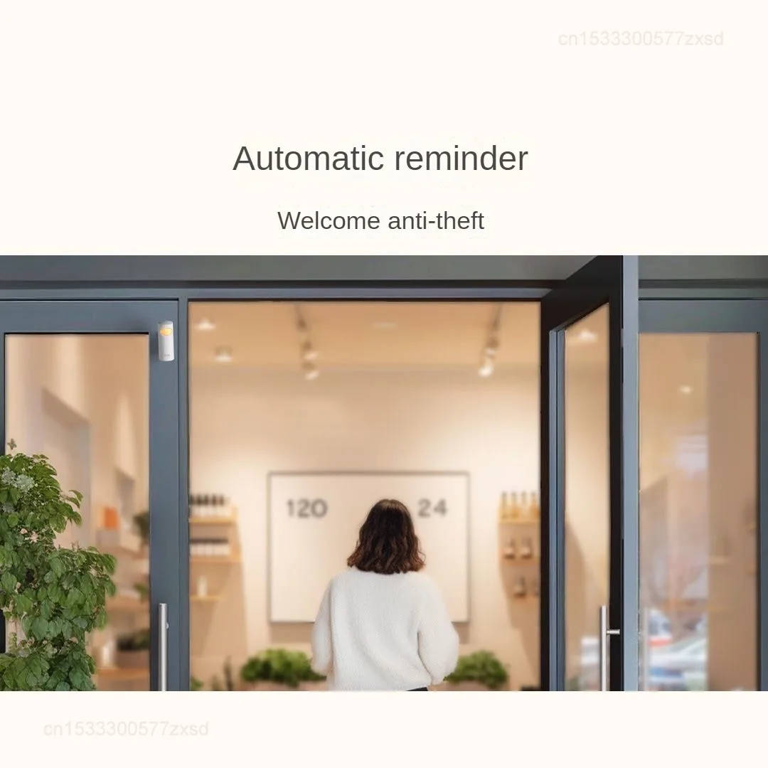Xiaomi กริ่งประตูต้อนรับอัจฉริยะใช้งานได้หลากหลายมีการแจ้งเตือนด้วยเสียงเซ็นเซอร์มุมใหญ่ตัวมนุษย์เตือนเดซิเบลขนาดใหญ่