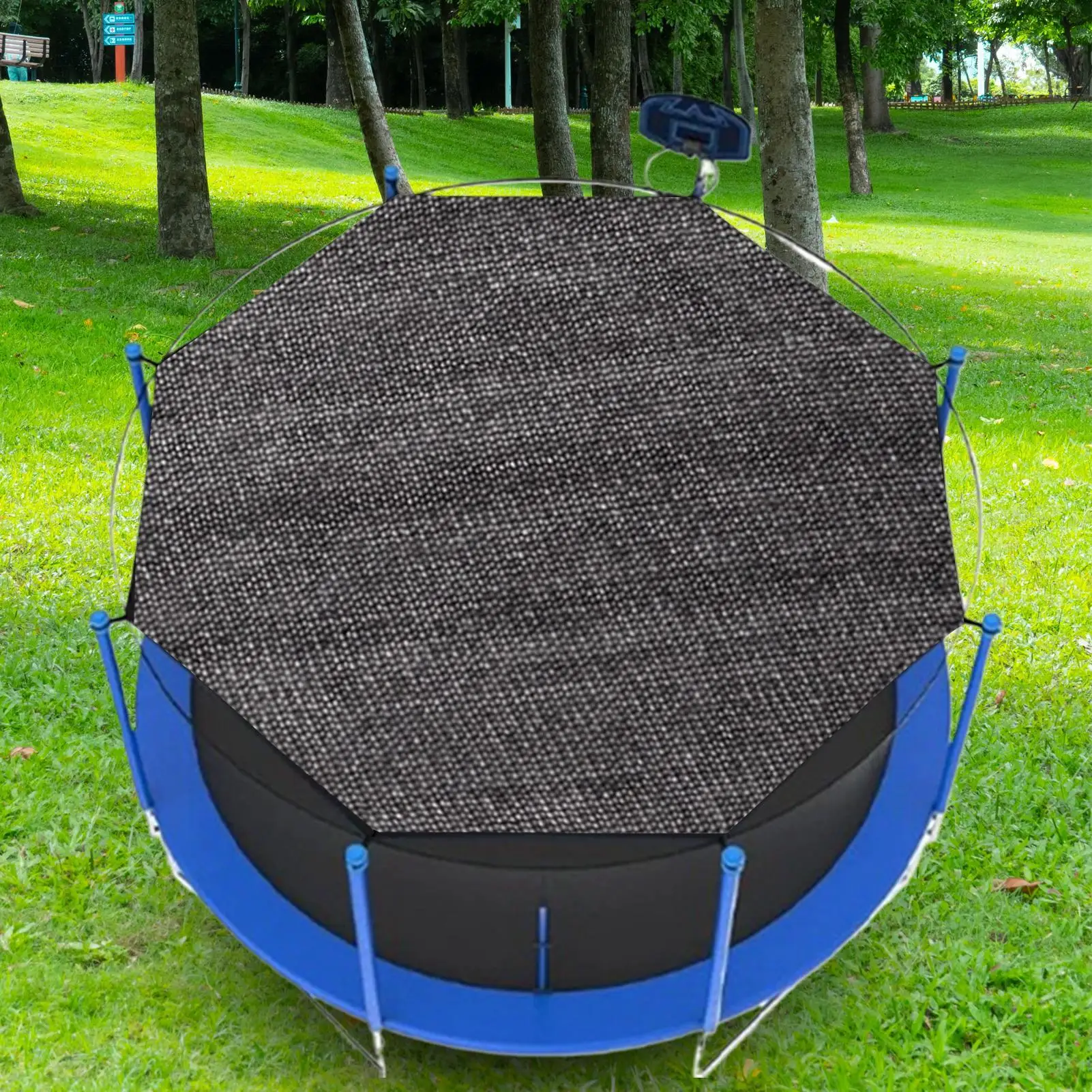 6-14FT Trampoline Sunshade Net Round Trampoline Sunshade Cov