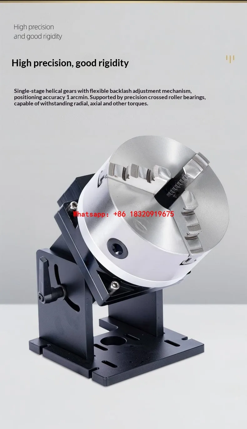 Cyclmotion Hollow structure automatic rotary table for welding, marking, cutting, welding sensors, and hardware.