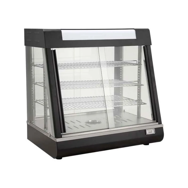 Restaurant equipment Buffet table with hot and cold barbecue cabinet