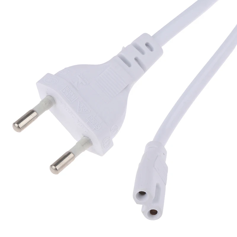 1 Piece White Cable Length 180CM Power Cord Cables EU Plug Switch Cable For T5 LED Tube T8 Power Charging Wire Connection