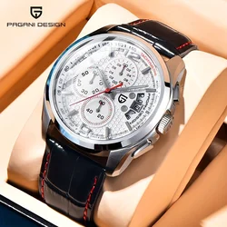 PAGANI DESIGN 2024 Men Quartz Watches Luxury Brands Fashion Movement Military Watches Leather Quartz Watches Relogio Masculino