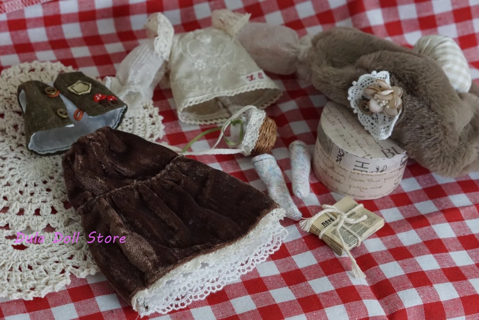2026 Dula Doll Clothes Autumn and winter windproof vest with a half-length for Blythe ob24 ob22 Azone Licca ICY JerryB 1/6  Doll