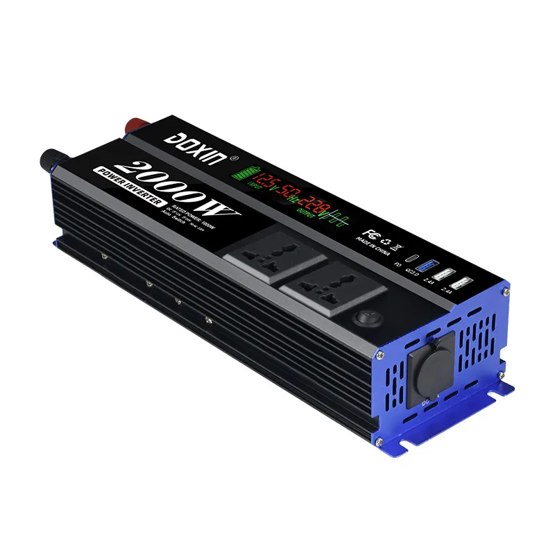 

1000W Single-Phase Car Power Converter Modified Pure Sine Wave Inverter for Automotive 12v/24v DC 110V 60Hz 220V 50Hz 5v 220VAC