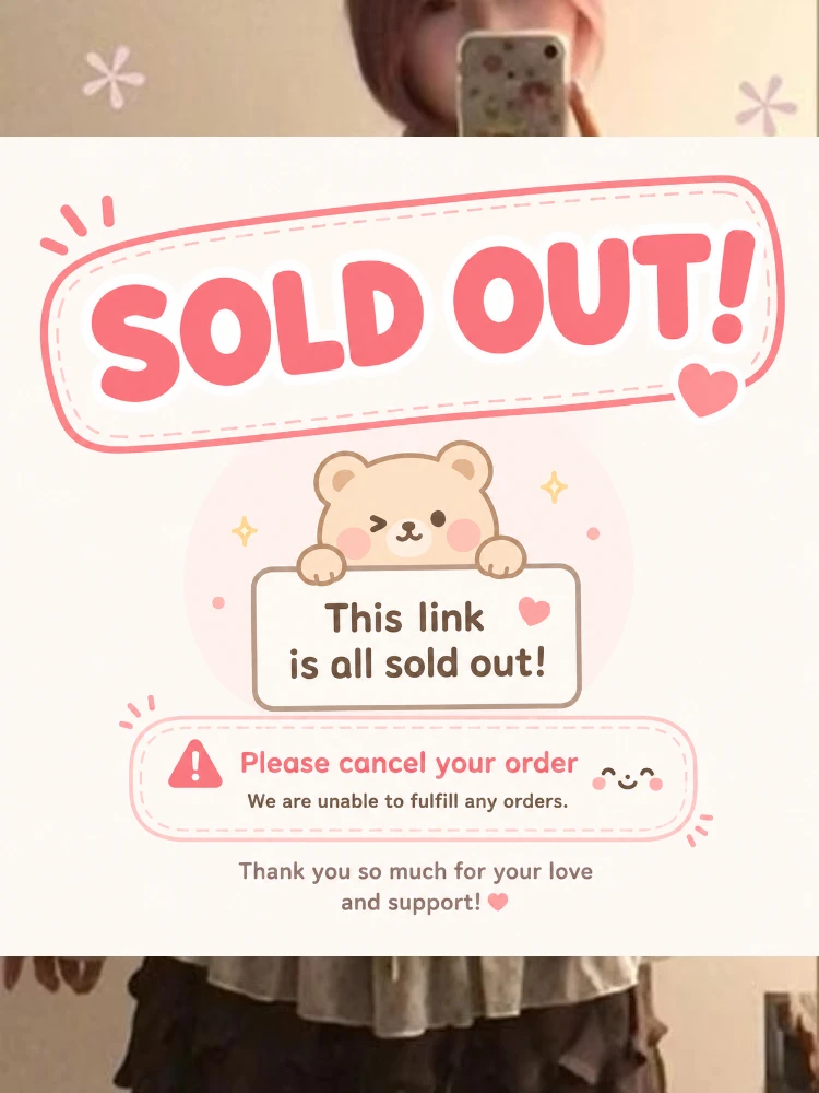sorry love this item is sold out please cancet the order thx