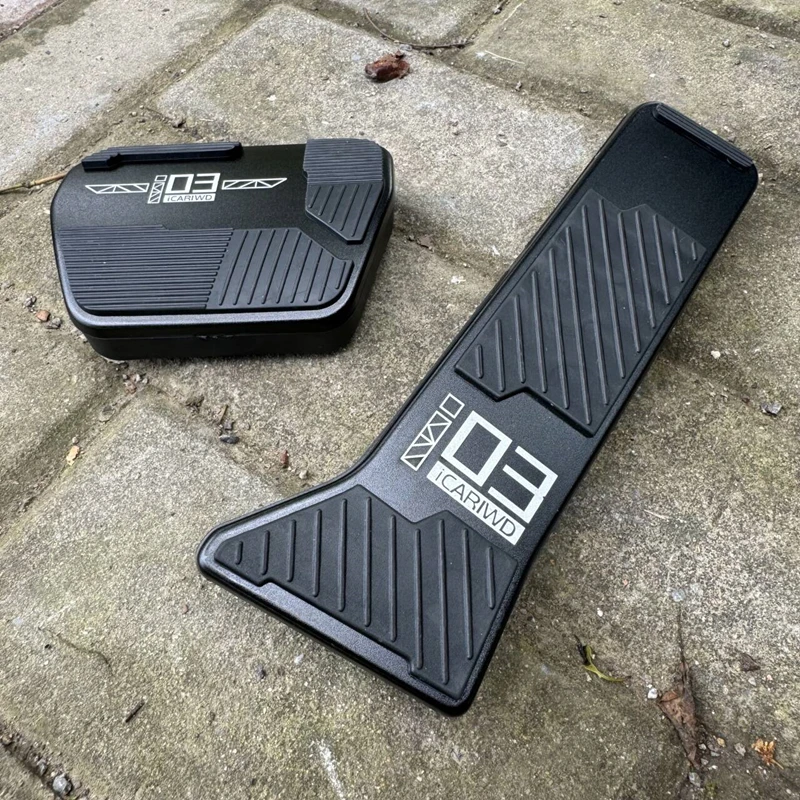 For Chery ICAR 03 Special aluminum alloy anti slip pedal cover for modifying accelerator and brake pedal covers