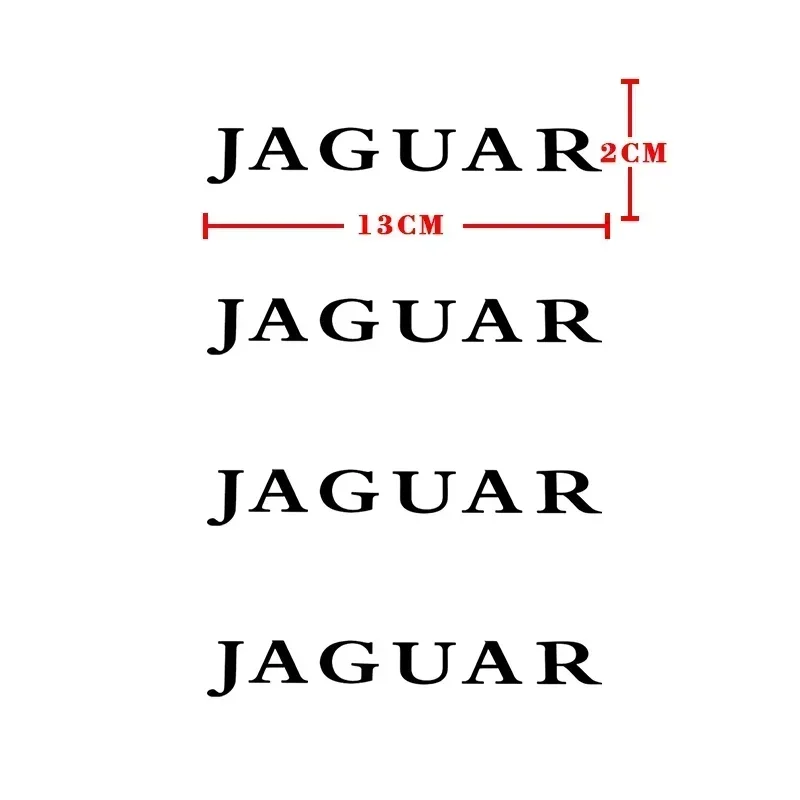 Vinil Caliper Adesivo para Jaguar, Resistência Térmica, Tampa Do Freio Do Pneu, Decalques Film Corpo, JS, XE, XF, XK, XJR, CORRIDAS, R, S, SV, XFR, XJL, e XE