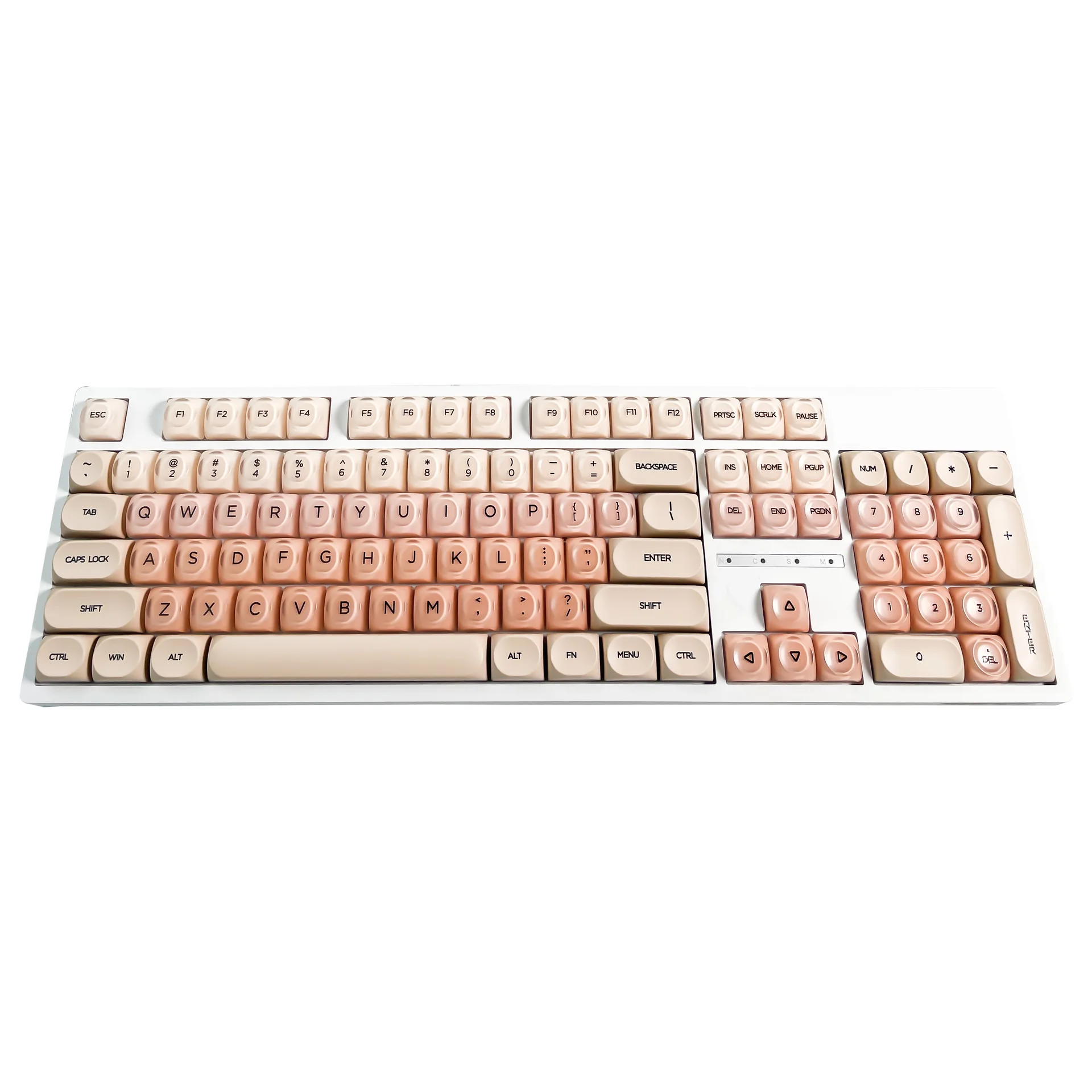 132 مفتاح الأساس السائل أغطية المفاتيح PBT + PC HOA الشخصي Keycap شبه الضباب هلام مفتاح قبعات للوحة المفاتيح الميكانيكية MX التبديل