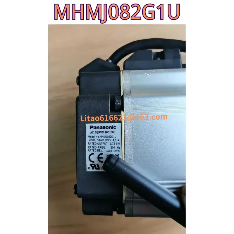 Second hand motor MHMJ082G1U 0.75KW functional test OK