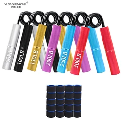 1PCS 50LB-300LB Metal Hand Gripper Strengthener Finger Exerciser Grip Strength Muscle Arms Trainer Recovery Wrist Gym Equipment