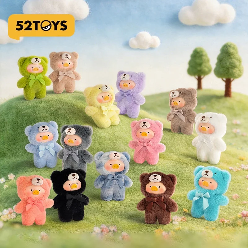 

52TOYS Lulu Pig Teddy Mini Natural Whisper Vinyl Plush Blind Box Phone Chain Trendy Collectible Toy Gift For Kids And Toy Lovers