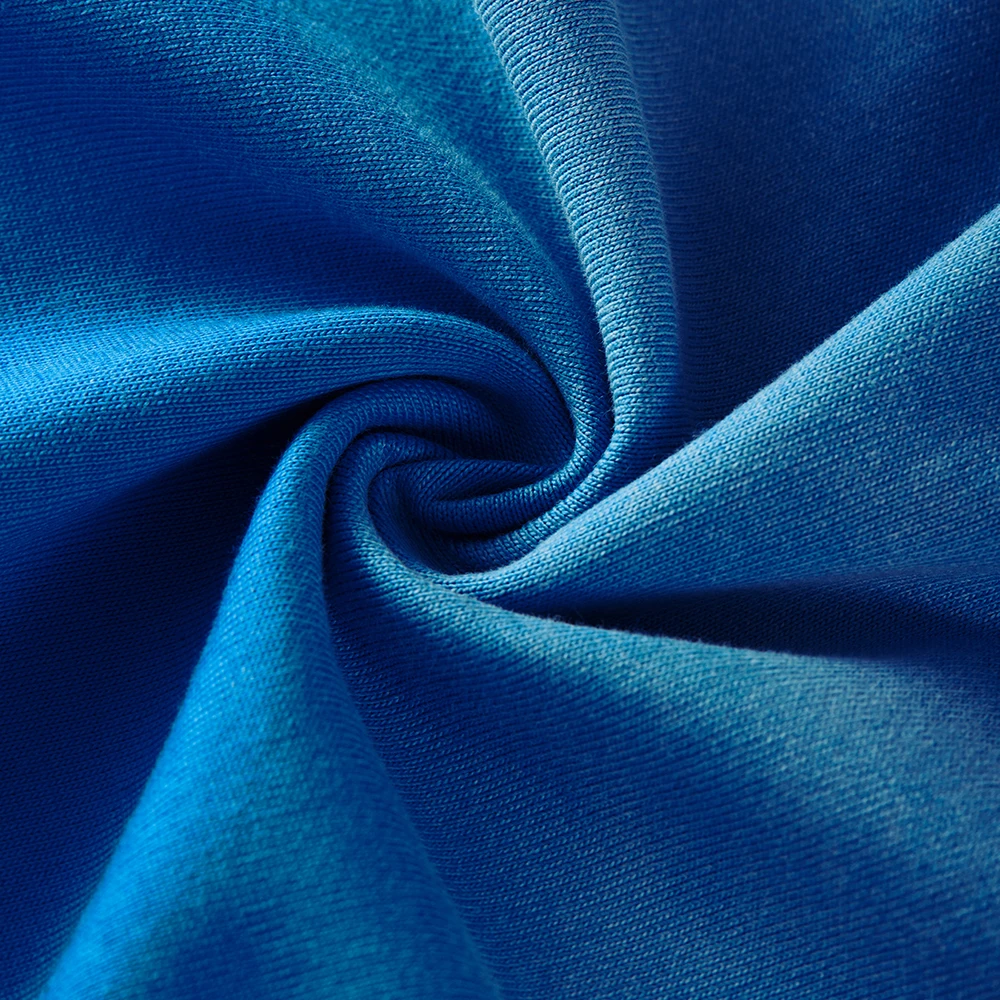 Camisetas de Algodão Personalizadas para Mulheres com Estampa de Verão, Tingimento Spray, Casual, Manga Curta, Oversized, Tecido Básico e Macio