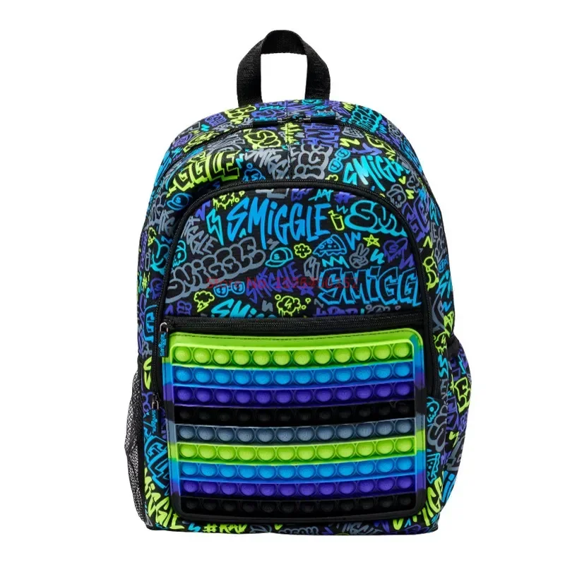 Genuine Australian Smiggle Pressure Bubble Backpack For Children, Large Capacity Backpack For Primary And Secondary School Stude