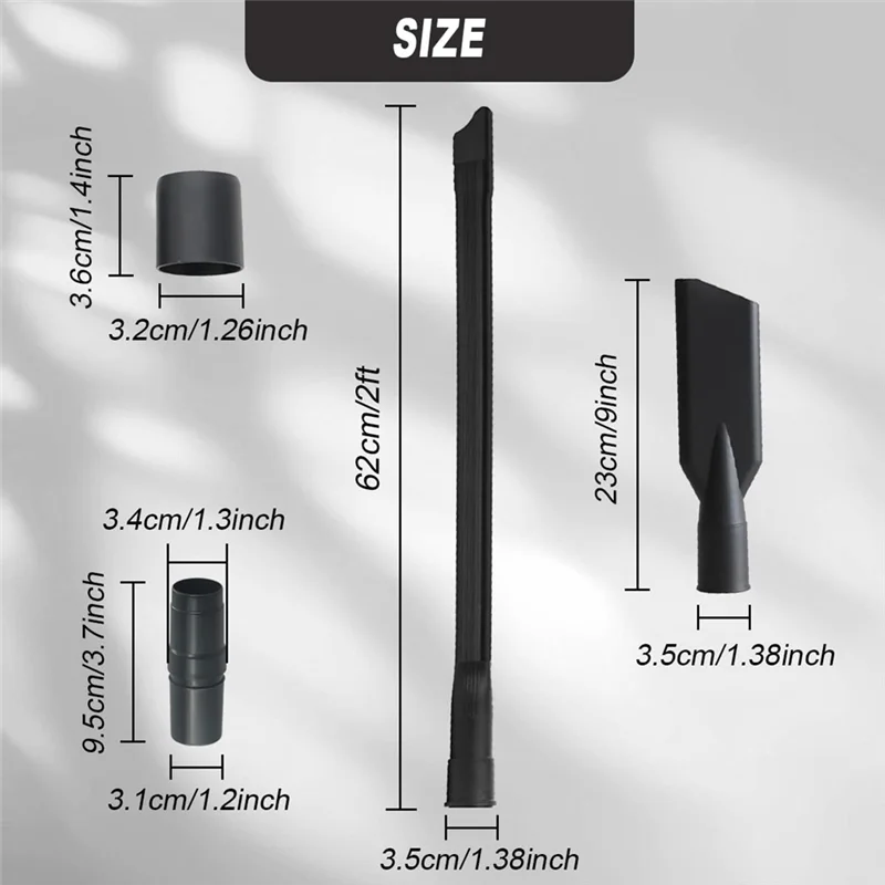 ABUD-Flexible Bocchetta a lancia Attacco universale per ugello di prolunga extra lungo per aspirapolvere Hoover/Numatico, modelli multipli