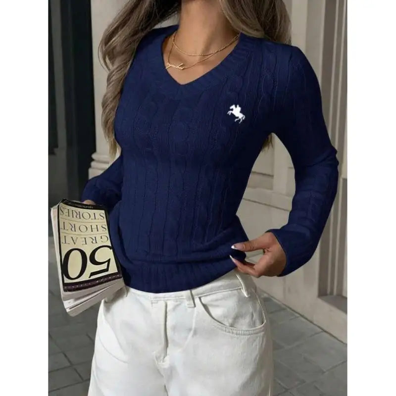 

Женский облегающий трикотаж, зимняя одежда, повседневная одежда с рыцарским узором, новый Sle 5264, воротник Ciwalk, длина девять светов