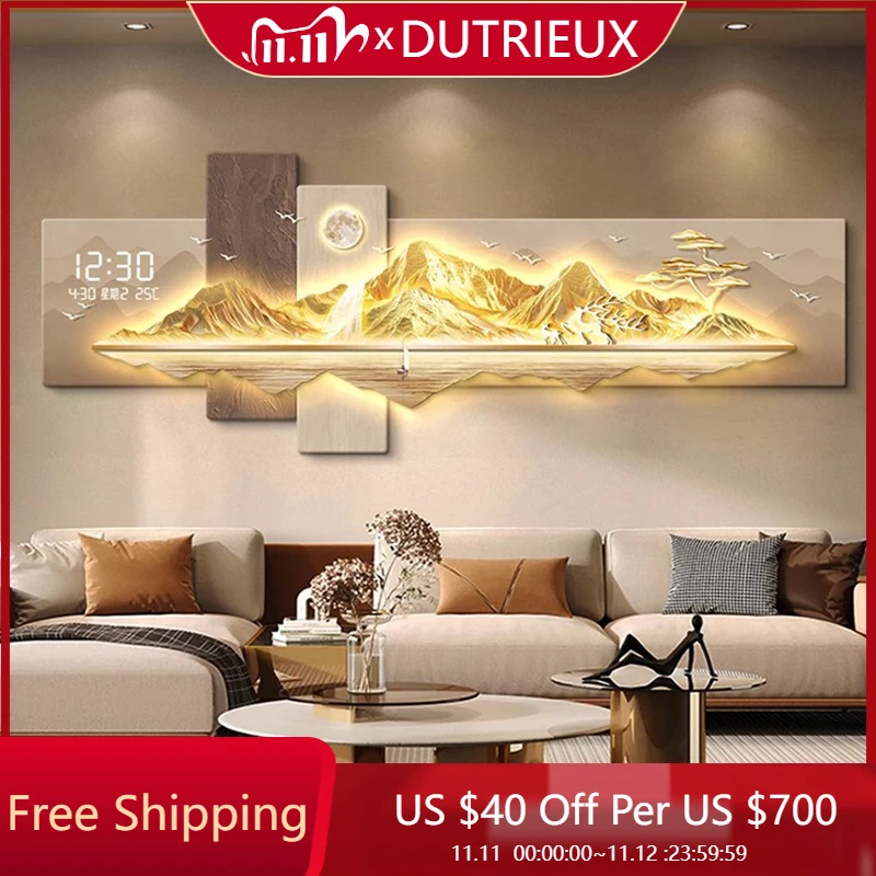 

Metal Wall Art Cute Wall Clocks Silent Design Digital Funky Interior Large Clock Wall Designer Reloj Pared Postmodern Furniture