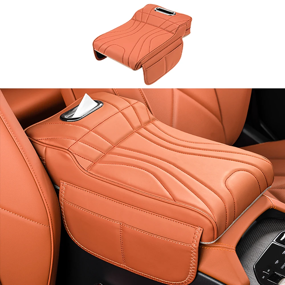 

Car Armrest Box Height Pad Fit For BAIC Jishi Polestone 01 Rox 01 2023-2025 Special Central Elbow Support Tissue Box Storage Box