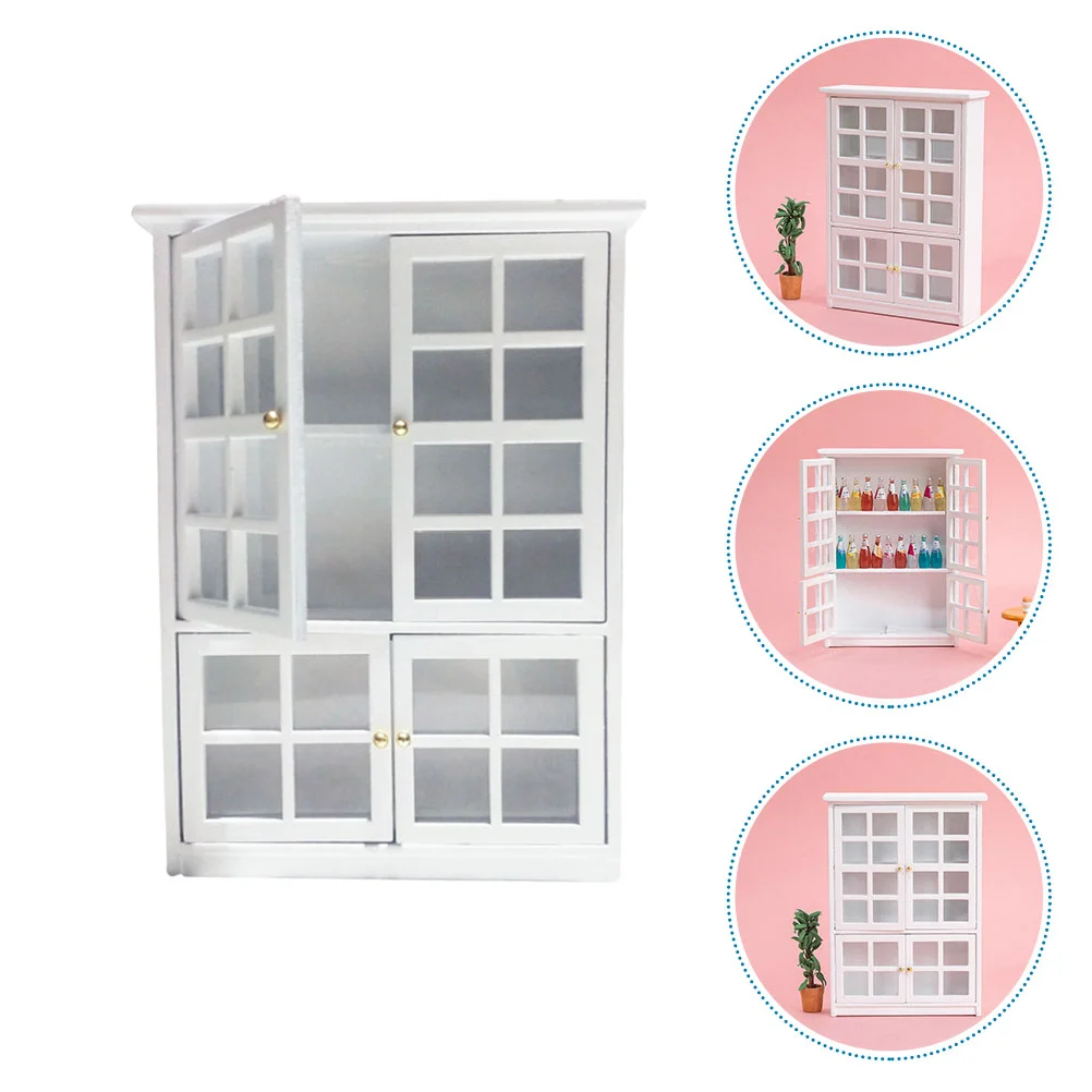 

Miniature Cabinet Model Cabinets Toys for Kids Decor Children House Accessory Supply